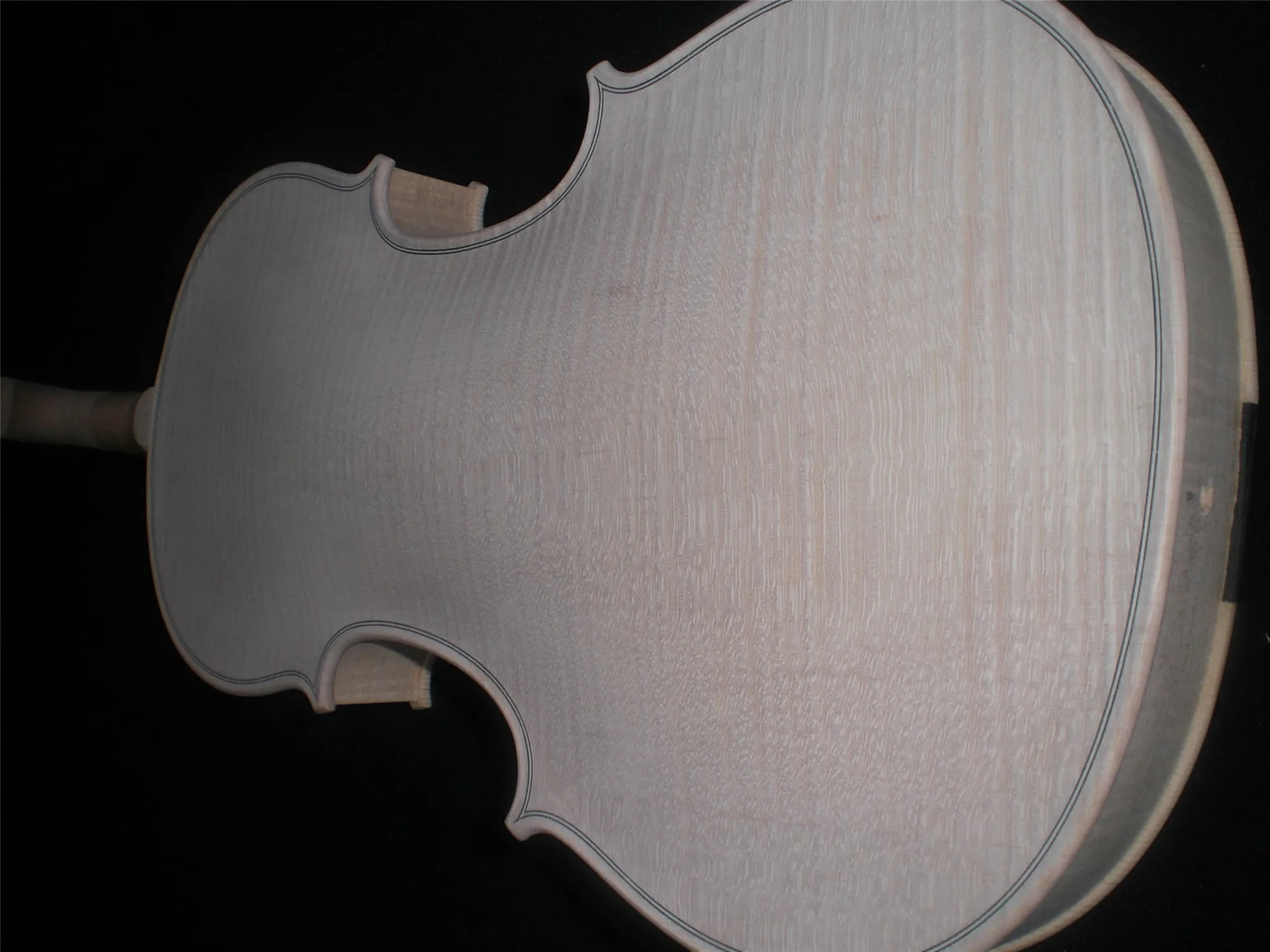 

White Violin 4/4 DB052003# Good Sound Aged Maple Back and Spruce Top Unfinished Violin