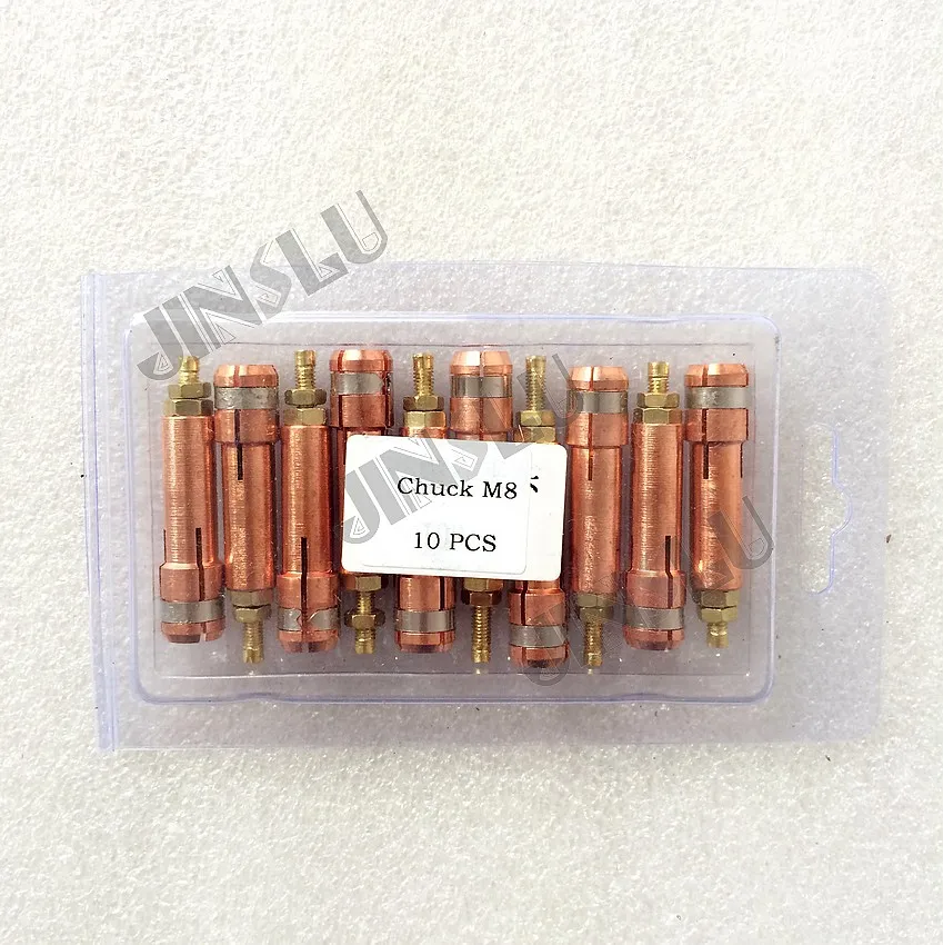 

Free shipping 10PSC Chuck M8 Stud Welding Gun Consumables