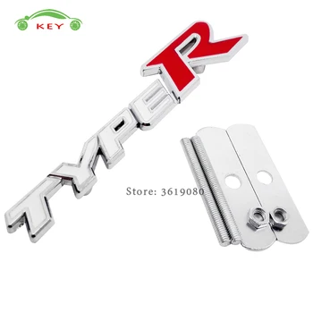 

Car Accessories for Type-R Logo Auto Grille Emblem Sticker Badge for Honda Civic CRV Odyssey Crosstour Insight City jade Jazz