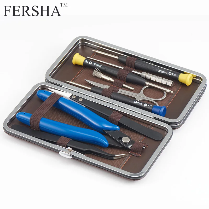 XFKM Mini Vape DIY Tool Bag Tweezers Pliers Wire Heaters