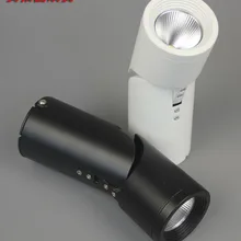 Новинка Морден Стиль 10 шт./лот, черный цвет, 10 w led COB отслеживание свет для использования в помещении 30 градусов угол луча СВЕТОДИОДНЫЙ Трековый светильник