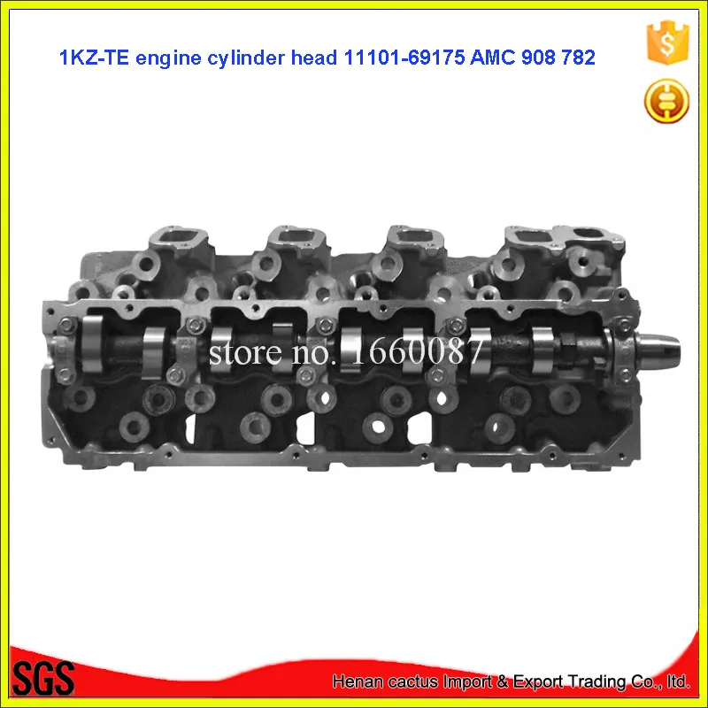 Полный комплект 1KZ 1KZ-TE головка цилиндра Assy 11101-69175 для Toyota land cruiser prado 2000- |