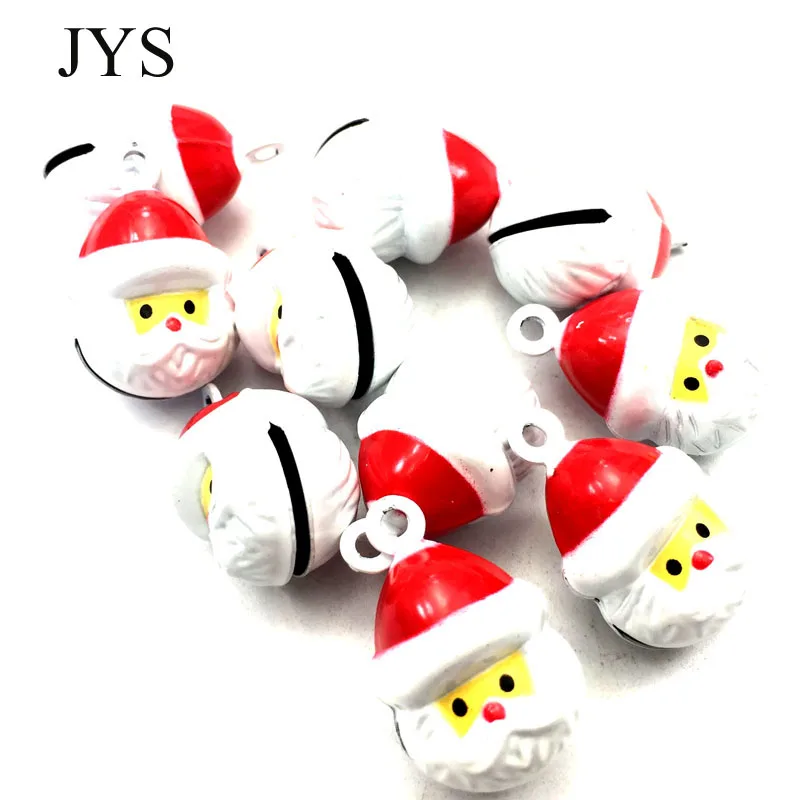 

HOT SALE 20MM 10PCS/LOT JINGLE BELLS CHARMS CHRISTMAS SANTA CLAU JINGLE BELLS FOR JEWELRY FINDING FOR BRACELET NECKLACE