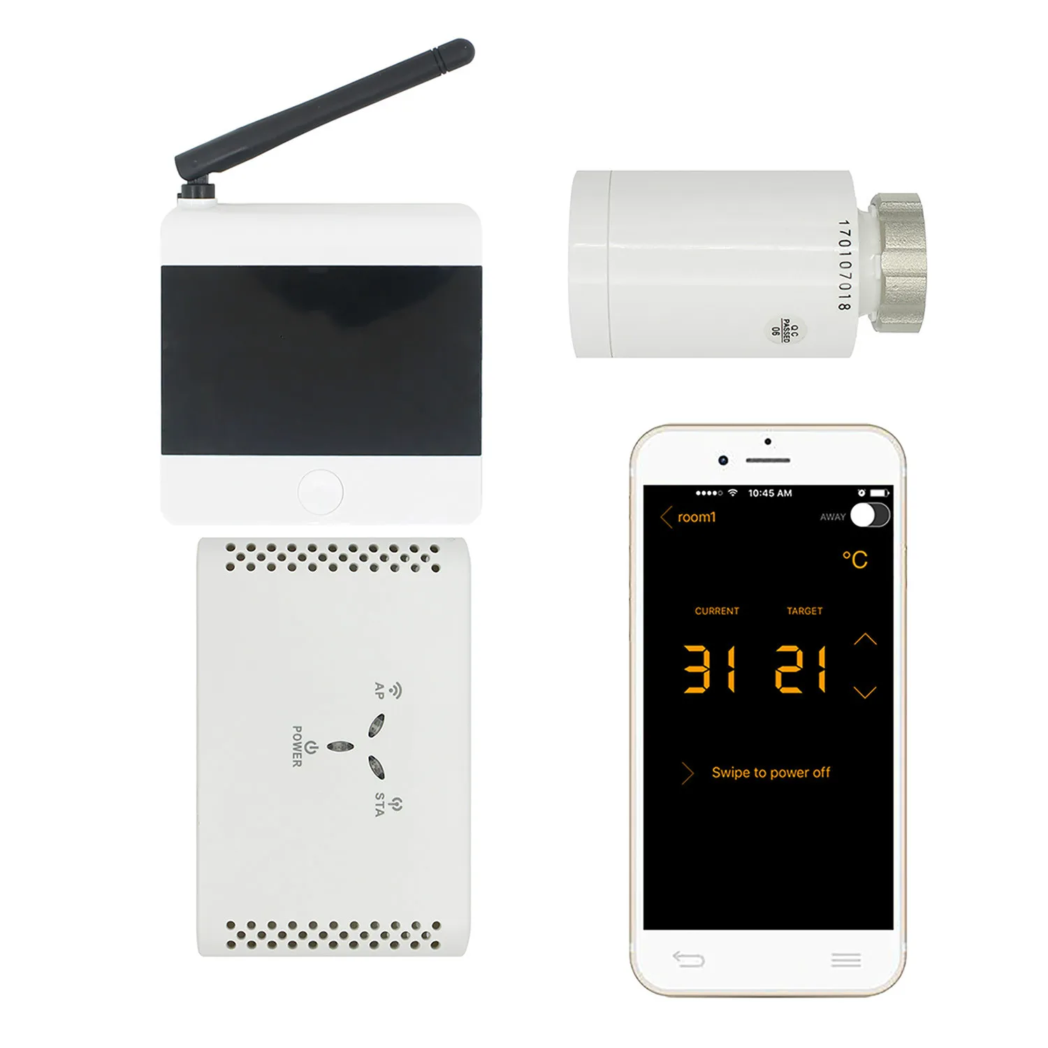 Wifi газовый котел термостат термостатический клапан радиатора цифровой программируемый термостат для радиатора контролируется смартфоном app