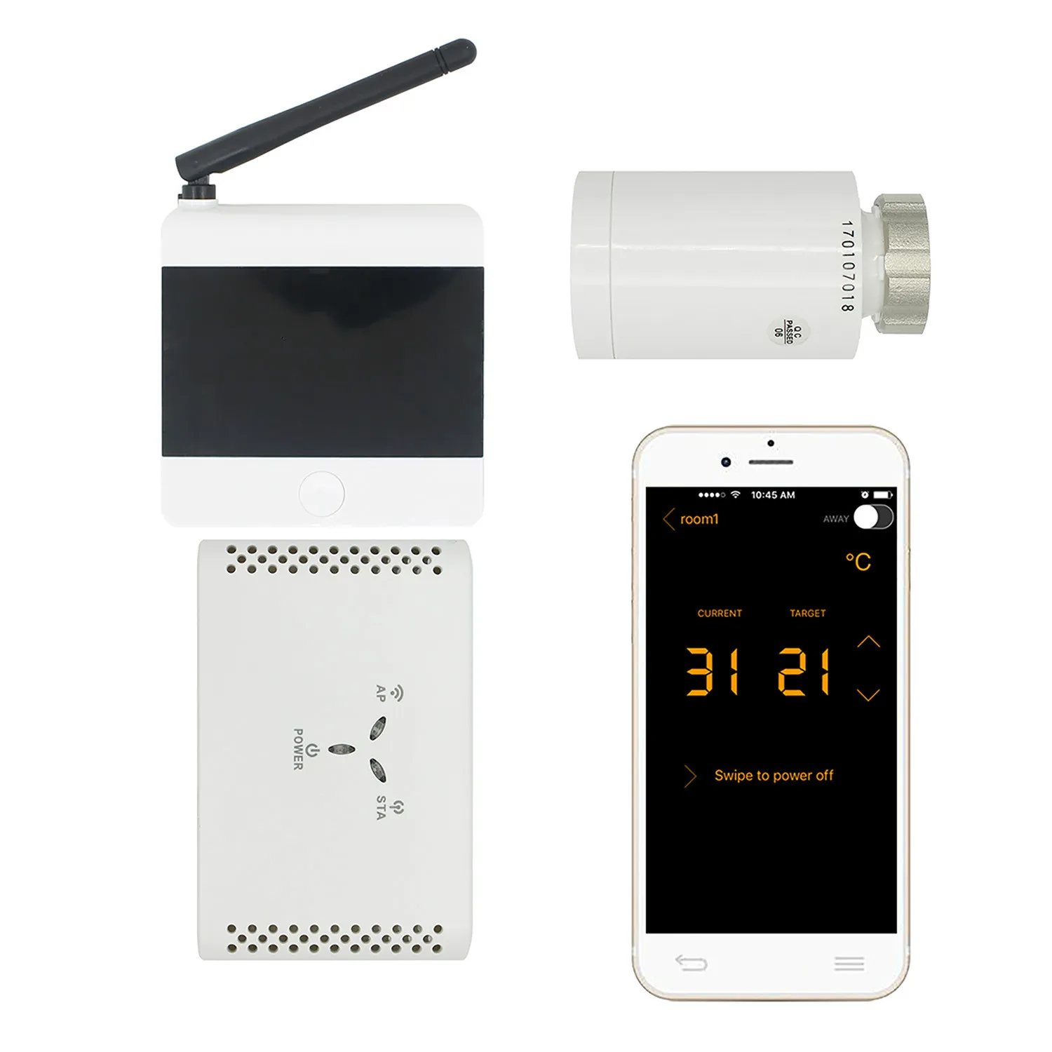  WIFI gas boiler thermostat Thermostatic radiator valve digital programmable thermostat for radiator