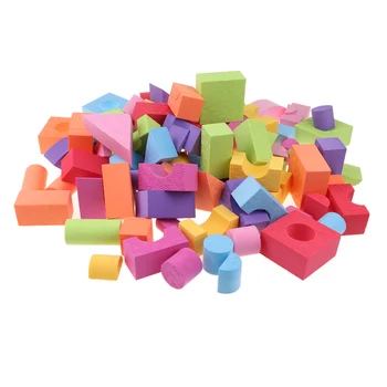 

Set of 100 piece Kids EVA Foam Building Blocks Kid Educational Assembled Toy