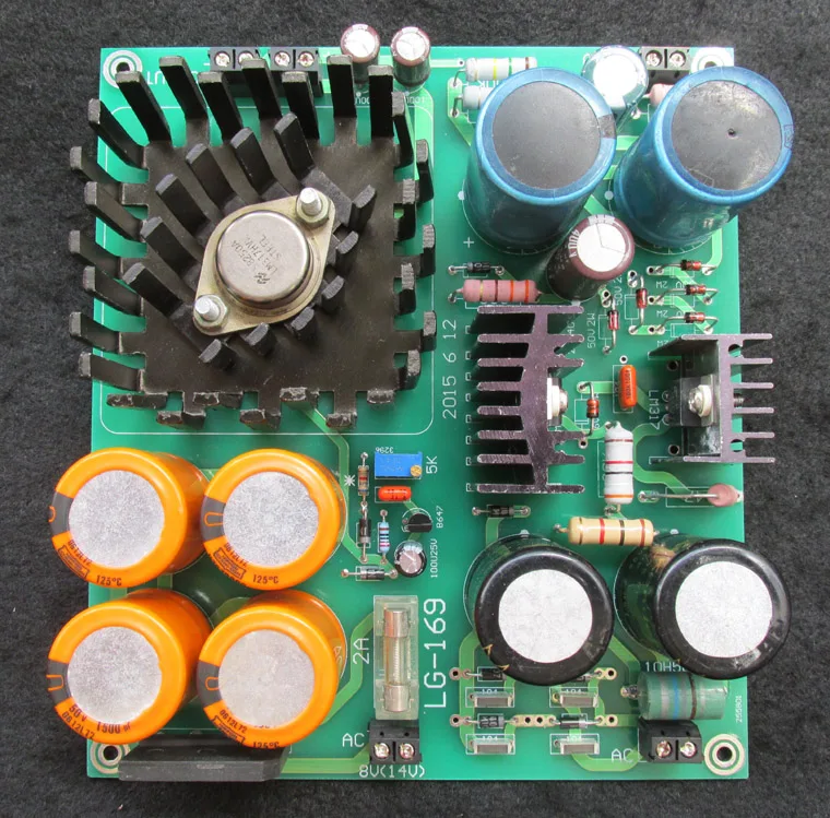 LG169 Voltage regulator circuit board /Input:AC 280 v to 300 v/Output:DC 250 v/Bile machine use xj