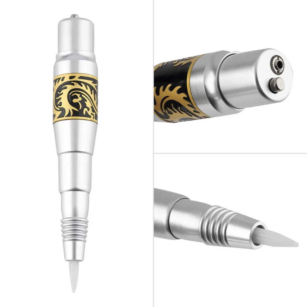 

Permanent Electric Eyebrow Tattoo Machine Pen Forever Makeup Embroidery Cosmetics Make Up Kit with 50 Needles 50 Tips US Plug