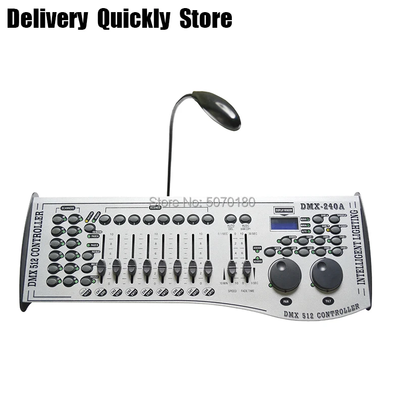 

Fast delivery 240A dmx stage light controller powerful dmx 512 console good equipment use for DJ disco party led par moving head