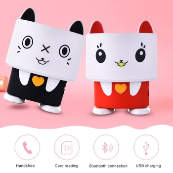 

Wireless Speaker Cartoon Style TF Card Portable Stereo Bluetooth Speaker EM88