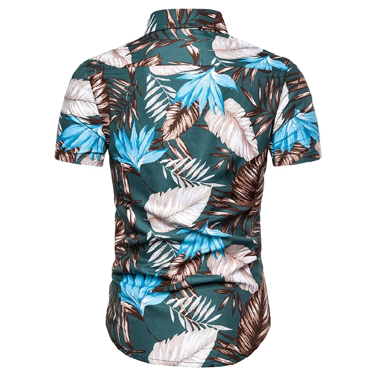 Летние модные Гавайские рубашки с цветочным принтом для мужчин+ шорты, комплект для мужчин, рубашки с коротким рукавом, повседневные мужские комплекты одежды, спортивный костюм, большие размеры
