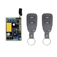 Mini Wireless RF Remote Control Light Switch 10A Relay Output Radio AC 220V 1 CH Channel 1CH Receiver Module +Transmitter smart home ac 220v 4ch 4 ch wireless remote control led light bulb switch relay output radio receiver module and transmitter