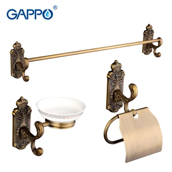 

Gappo 3 PC/Set High Quality Bathroom Accessories Soap Dish Towel Bar Toilet Paper Holder Bath Hardware Sets GA36T3
