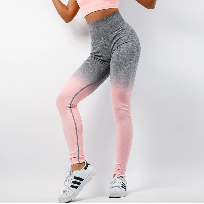 Women's Thick Seamless Leggings High Waist Scrunch butt Yoga Pants Workout Leggings with Tummy Control Fitted Gym Flexible Pants