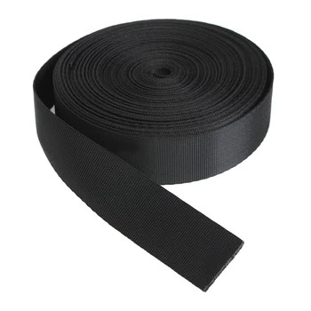 

New Black 10 Yards Nylon Webbing Tape Multi-use Strap Strapping (25mm) Width