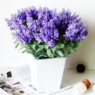wholesale 10 bunch / lot silk artifical Lavender flower ...