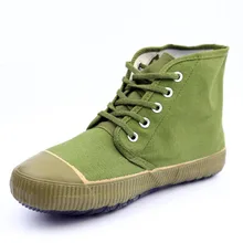 Распродажа, недорогие мужские Нескользящие парусиновые туфли в армейском стиле зеленого цвета, нескользящая прочная обувь, дышащая обувь для рабочих, мужчин, солдат
