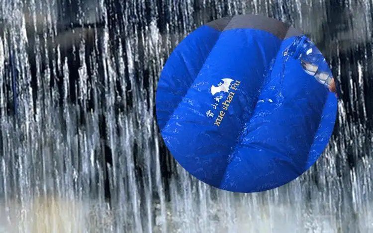 Recheio de Pato para Baixo Chegada de Alta Acampamento ao ar Xueshanfu 1800 e 2000 e 2200g Branco Novo Qualidade Livre Respirável Confortável Dormir Saco 12 High Quality Esporte e Lazer