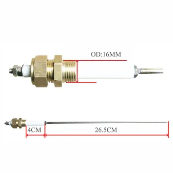 

3/8inch High Temperature Resistance Water Level Probe Boiler Electrode Rod For Steam Boilers Stainless Steel Water Level Probe