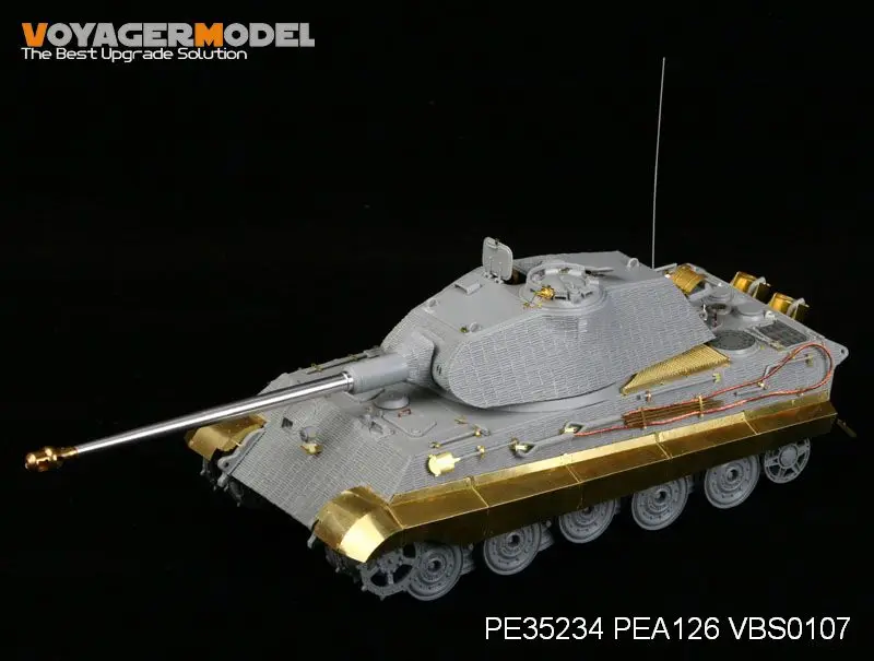 Pré-upgrade com Peças de Metal Passatempo Modelo Voyager Tigre Rei Caminhão Pesado Ataque d - t Knl Pe35234 1 caminhões pesados, peças de gravação em metal, pré-atualização (d t)
