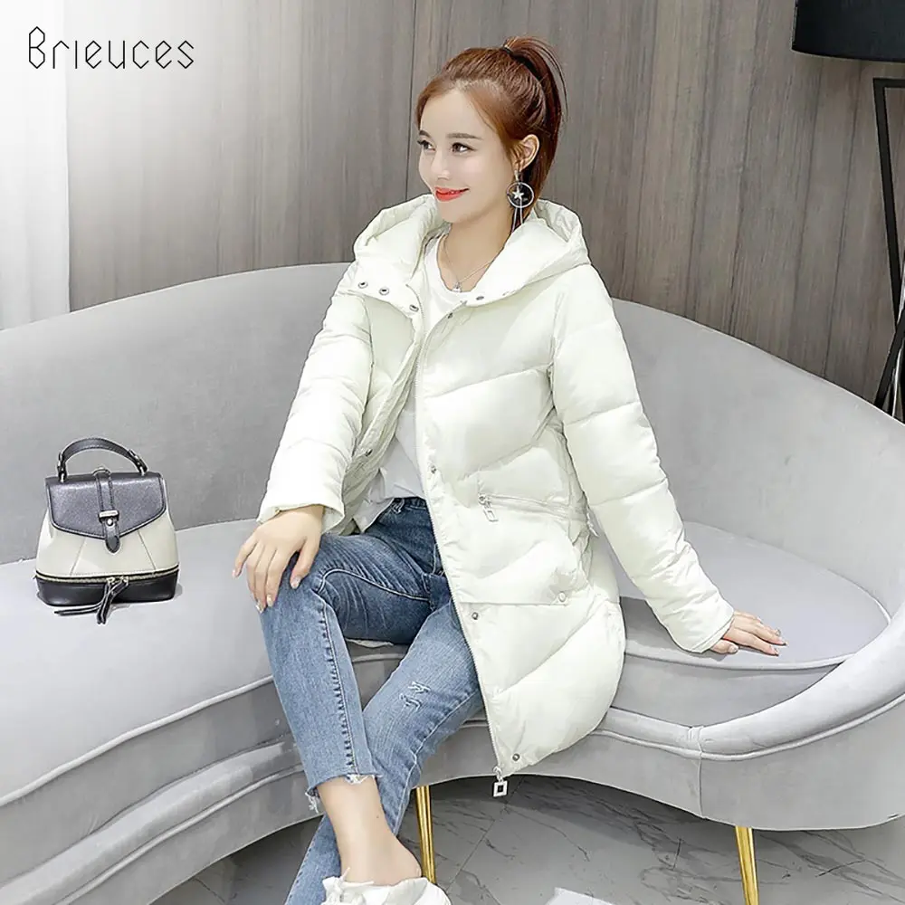 Brieuces 2018 wadded jacket female new winter jacket women down cotton jacket long parkas ladies winter coat plus size S-3XL Brieuces 2018 wadded jacket female new winter jacket women down cotton jacket long parkas ladies winter coat plus size S-3XL