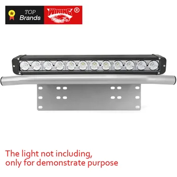 

WINING Mount Holder Bracket Bull Bar Bumper Front License Plate Mounting Bracket Black Silver 2 color available