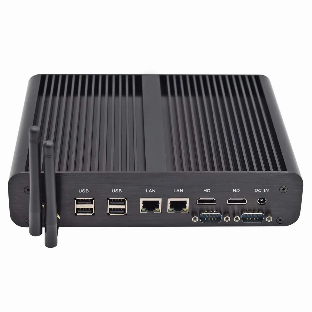 Причастником Core i7 4500U i7 4650U мини-ПК Win 10 с двойным HDMI двойным дисплеем порт мини HTPC мини компьютер Linux i7 4K ТВ приставка ПК