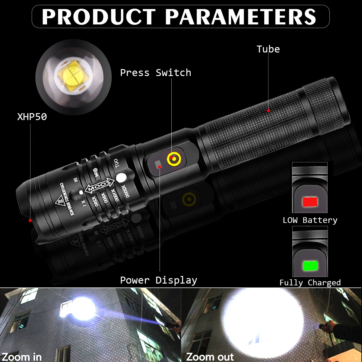 60000LM мощный светодиодный фонарик XHP50, фонарик с usb-зарядкой, светодиодный фонарь lanter, 1*18650 Аккумулятор для кемпинга, велосипедная лампа