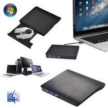 USB 3.0 DVD-RW DVD-ROM CD-RW Read Writer Burner External Drive for PC Laptop New Drop shipping