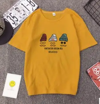 New Cotton Harajuku Aesthetics Tshirt Sexy Funny Cartoon Print Short Sleeve Tops & Tees Fashion Casual T Shirt