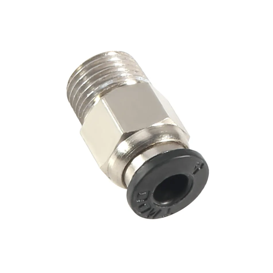 Aokin PC4-01 Pneumatic Connector 3D Printer For E3D V6 J-head Bowden 1.75mm PTFE Tube Connector Quick Coupler Fittings Hotend