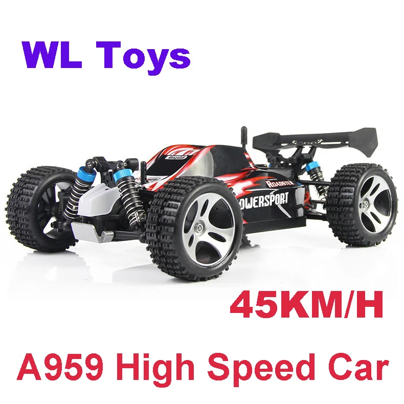 WLtoys A959 электрический Rc автомобиль Nitro 1/18 2 4 ГГц 4WD пульт дистанционного управления