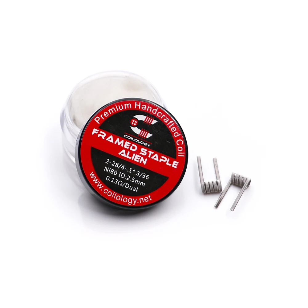 Катушка Coilology Alien Ni80 Clapton для RDA Attomizer металлическая проволока электронной