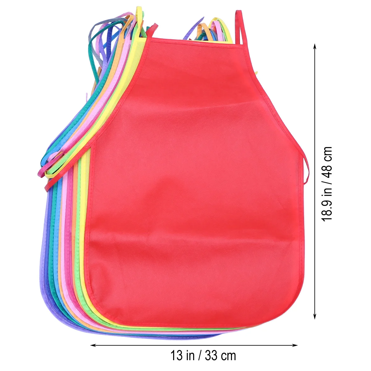 12 шт. Детские художественные фартуки из нетканого материала одноразовые фартуки для рисования для занятий художественным искусством фартуки для детей