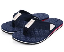 Sommer marke männlich hausschuhe flut leinwand atmungs flip-flops gebacken sommer hausschuhe männlichen badesandalen kostenloser verlader