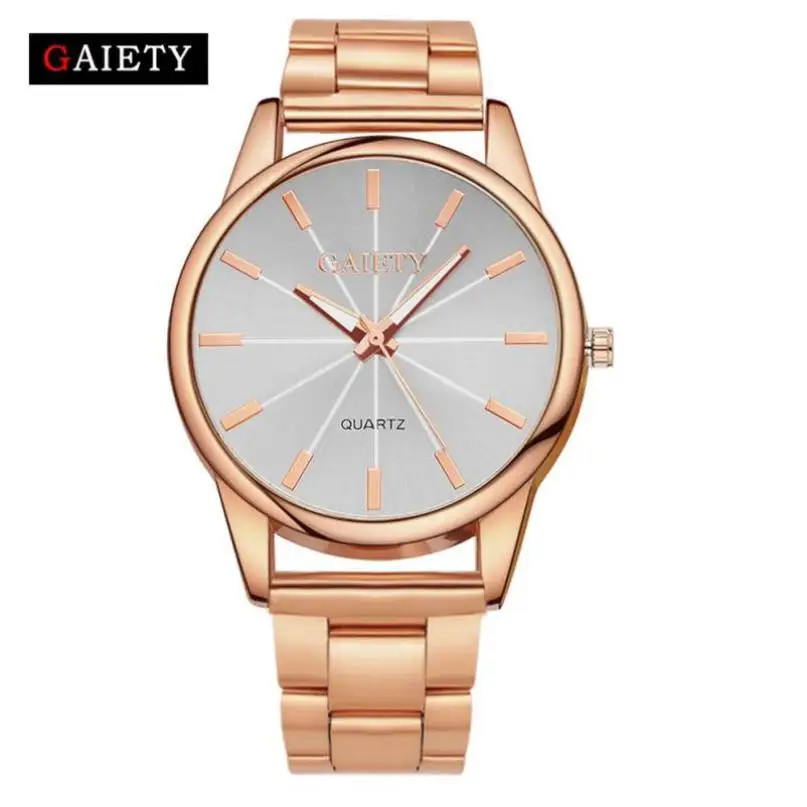 

2018 Hot Selling fashion women Analog Quartz watches rose gold ladies Chain Round Case Wrist Watch female bracelet Montre Femme