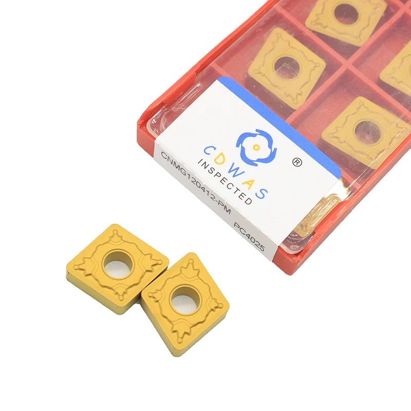 

CNMG120412 PM PC4025 Carbide insert External Turning Tools Lathe cutter Tool turning insert For processing steel parts