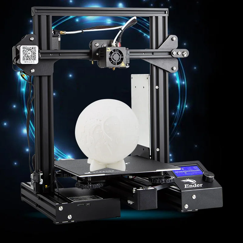 3D принтер CREALITY Ender 3 PRO обновленная магнитная сборка возобновление печати после