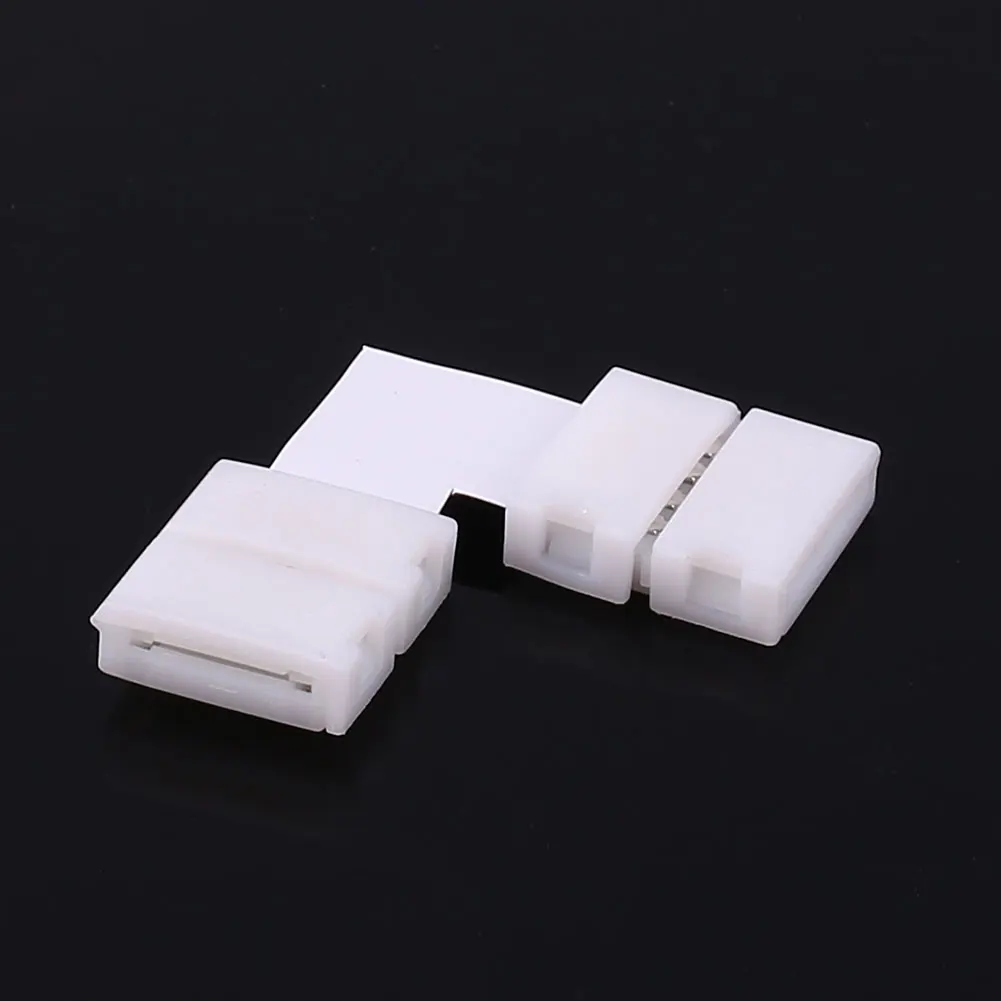 

LED Strip Light RGB Connector L Shape Solderless Fitting PCB Connector