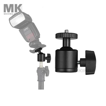 

New Selens metal Mini ball head for camera / tripod ballhead MK-9 flash bracket
