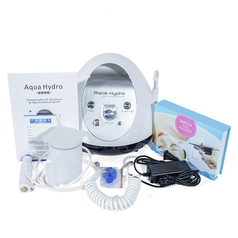  Portable Hydro Dermabrasion Facial SPA Machine Water Oxygen Jet Peel Equipment Facial Sprayer Moist