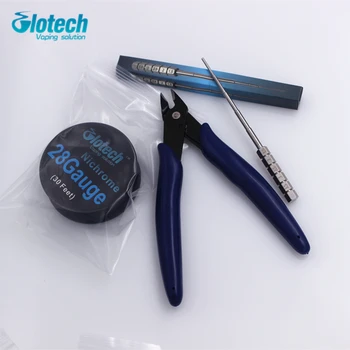

Glotech Pliers+10m 28gauge(0.32mm) Heating wire+Coil Jig Rebuildable Atomizer DIY Kit for E cigarette RBA RDA vaporizer coil