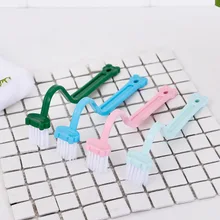 10 шт. утолщенная щетка для унитаза изогнутая ручка Чистая s-образная внутренний уголок пластиковая щетка Детская мочалка туалетная щетка произвольного цвета