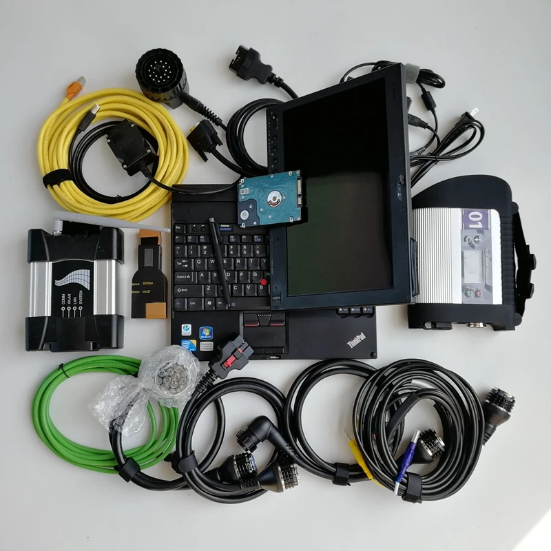 

Mb Star C4 SD Compact 4 and Icom Next wifi for BMW + used laptop X201T I7 4G/8G + 1TB HDD New Software For Auto Diagnostic tool