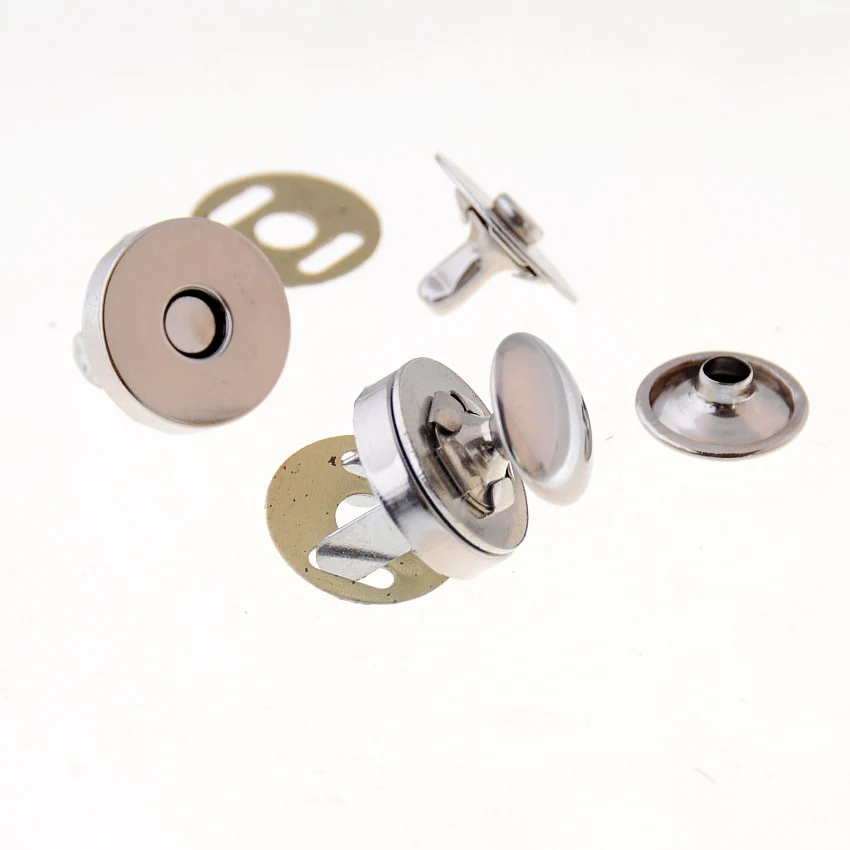 4 комплекта кнопки магнитные заклепки Шпильки кошелек оснастки застежки/закрытие для сумочки 14 мм