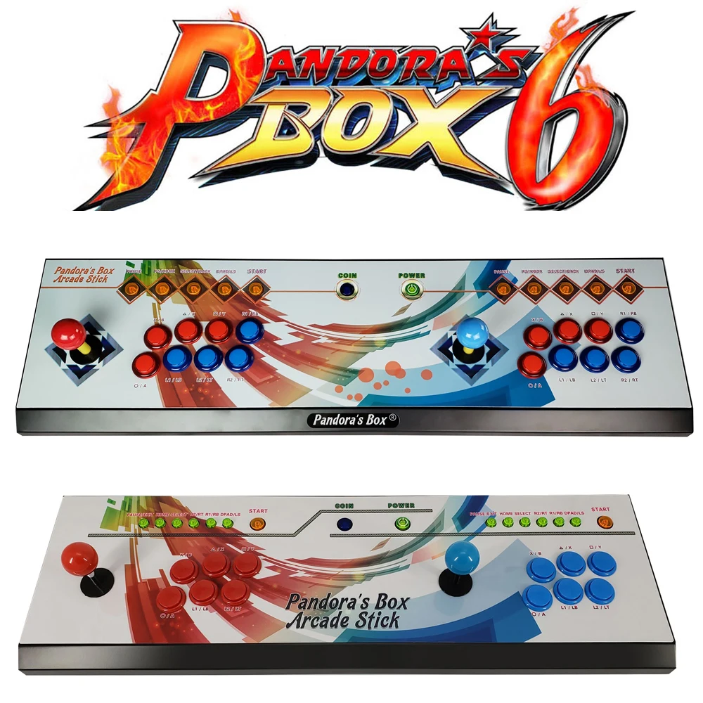 New arrival 1300 in 1 Pandora's Box 6 Household electronic game machine , Joystick Consoles