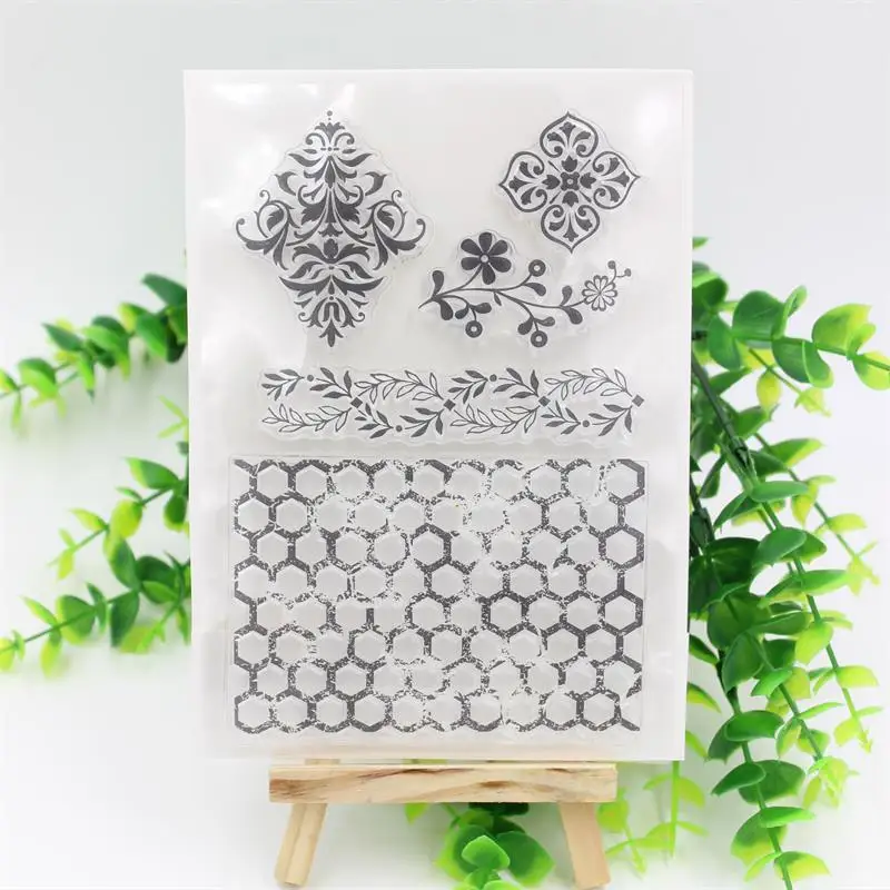 

Vintage Background Transparent Clear Silicone Stamp/Seal for DIY scrapbooking/photo album Decorative stamp sheet
