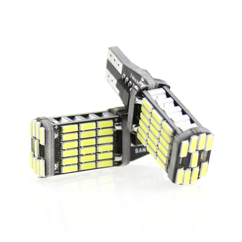 1 шт. T15 W16W 921 супер яркий 45 SMD 4014 светодиодный Canbus без ошибок резервный свет лампы
