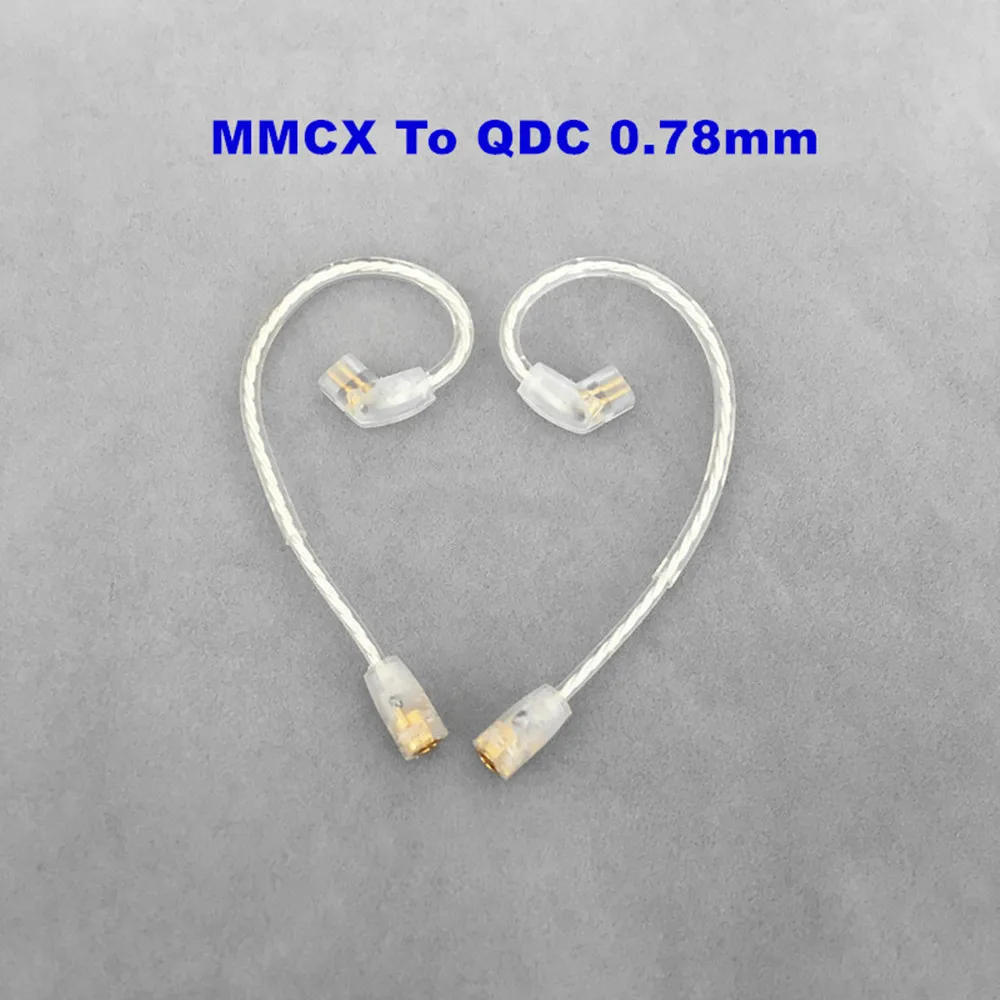 MMCX Женский до 2Pin 0,78 мм IM04 IE80 A2DC QDC MMCX Мужской наушник гарнитура кабель адаптер кабель Наушники Аксессуары Для Shure IE80 - Цвет: MMCX TO QDC Series