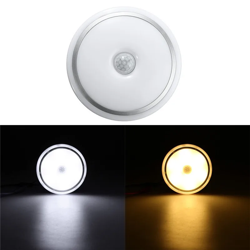 

LED Infrared Ceiling Light Decor Home Lamp Human Body Motion Induction Light Lighting 12W PIR Motion Sensor Acrylic